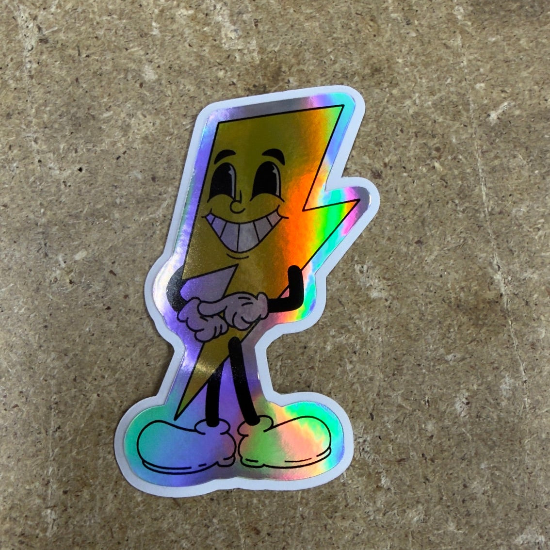 Top Hand Terry Holographic Sticker